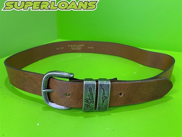 ** R.M.WILLIAMS LEATHER BELT ** Carousel 1