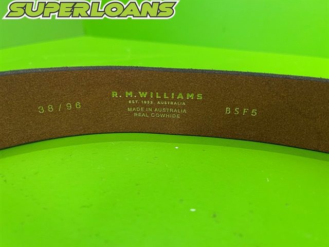 ** R.M.WILLIAMS LEATHER BELT ** Carousel 2