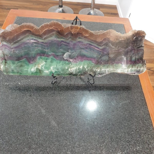 Giant Rainbow Fluorite slab Carousel 1