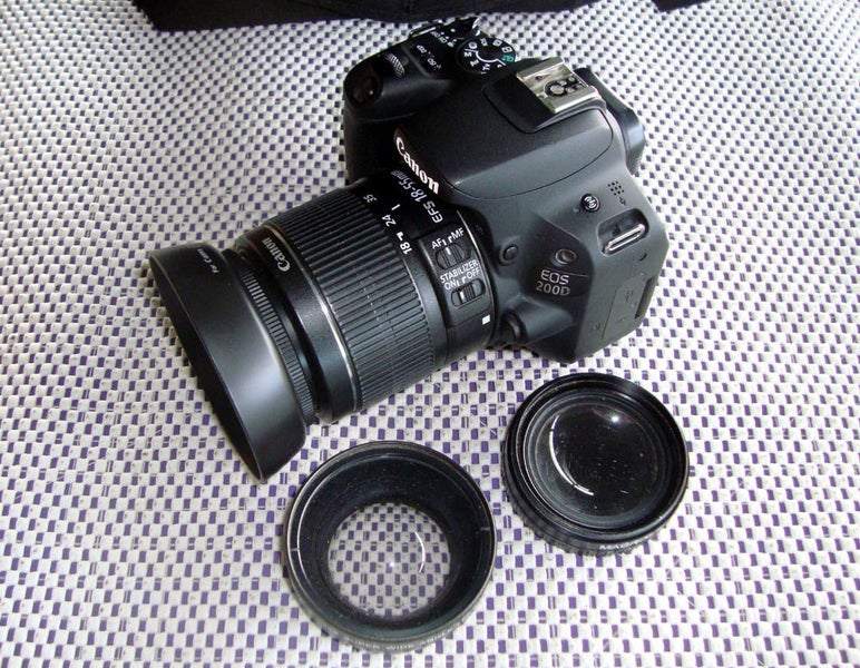 Canon 200D + 3 LENS ATTACHMENTS + IDEAL FOR NCEA62863244422146112