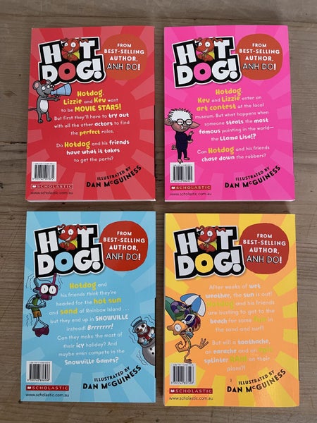 4x Hot Dog By Anh Do Series Books Bundle - (Books #6, 8, 9 & 10) Carousel 2
