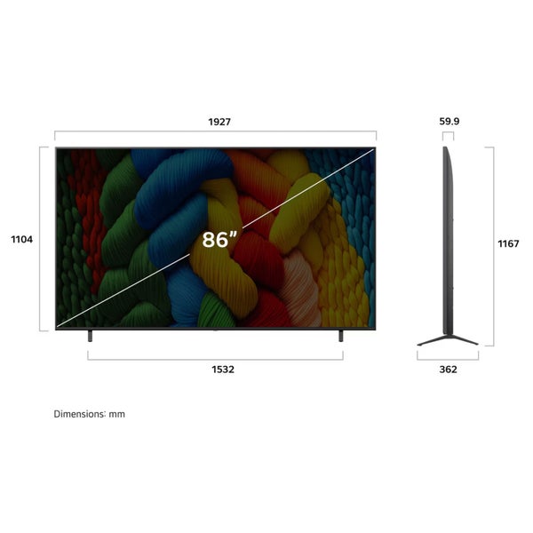 LG NANO80 86" 4K NanoCell Smart TV [86NANO80A6A] Carousel 6