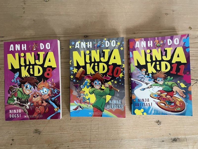 3x Ninja Kid By Anh Do Series Books Bundle - (Books #8, 10 & 11) Carousel 1