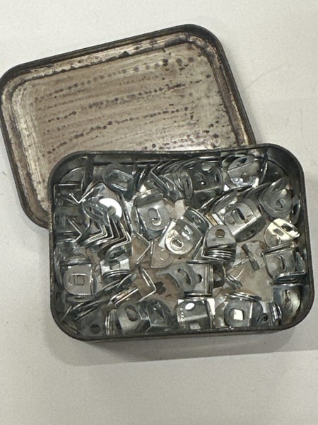 Meccano Angle Brackets in Tobacco Tin Carousel 1