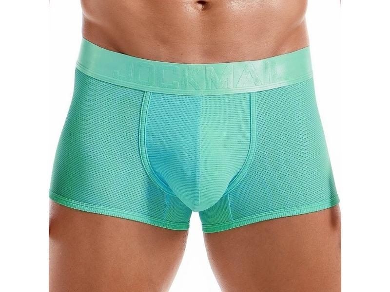 JOCKMAIL Sexy Men's Bikini Underwear Breathable Boxer Briefs Quick-drying Mesh Carousel 1