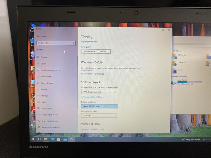 *$1 R* Lenovo ThinkPad T450 Core i5 5th Gen 12GB 120GB SSD 14'' WIFI Win10 Pro Carousel 2