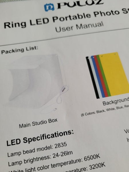 Ring Led Portable Photo Studio Carousel 2