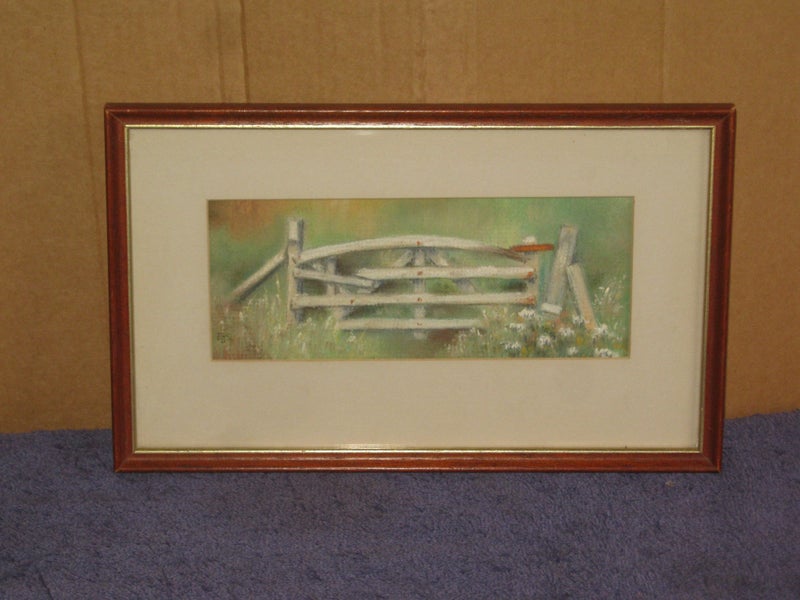 Emma J Statham - Farm Gate - original artwork628632424501771125