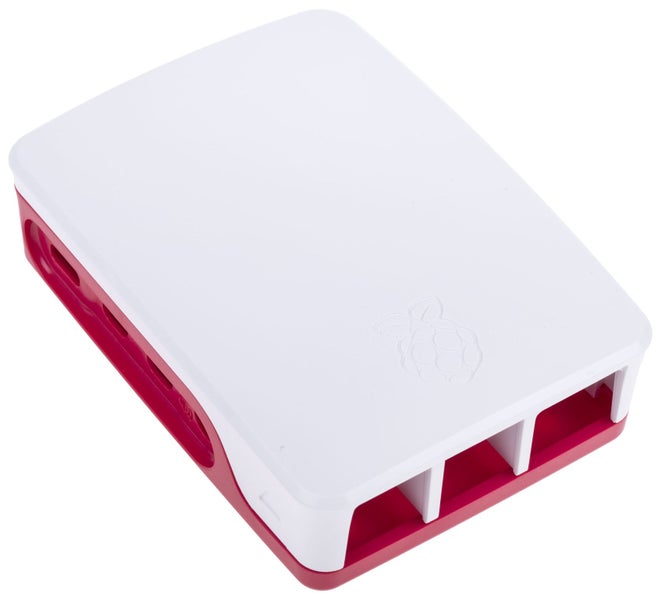 Raspberry Pi Official Red/White Case for Pi4 Model B #3 - $1 Res (F10 Shelf) Carousel 1