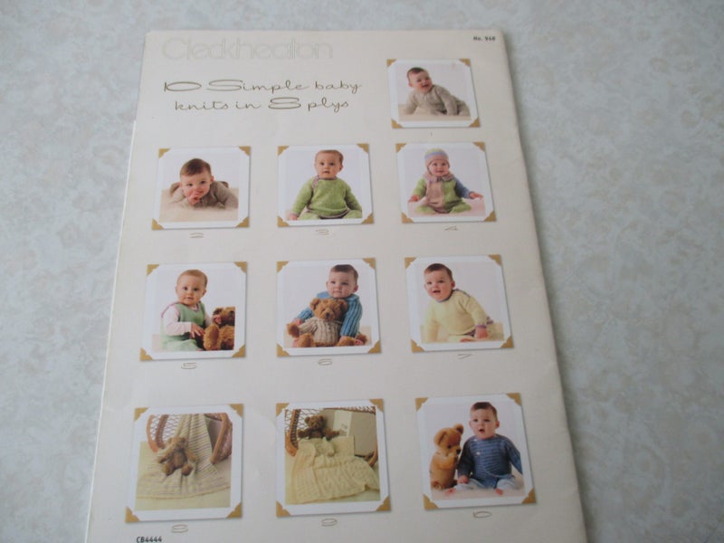 Baby Knitting Pattern Book - Cleckheaton Baby Book Carousel 8