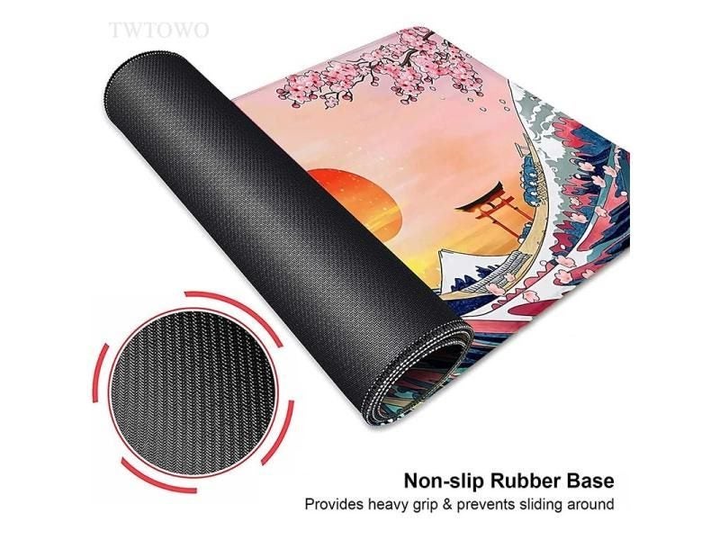 Japan Great Wave Mouse Pad Gamer XL Custom Home XXL MousePads Keyboard Pad Soft Carousel 1