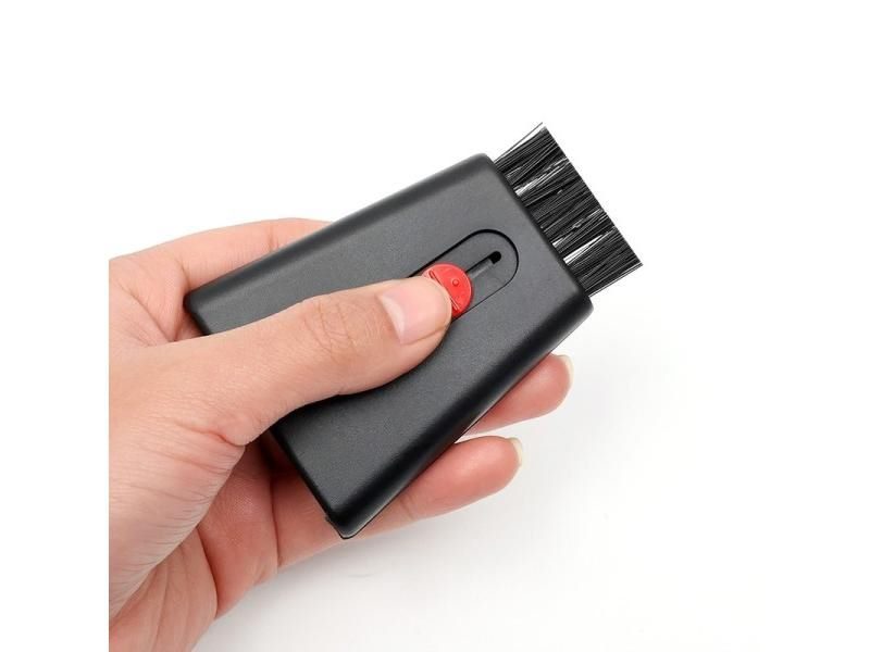 Mini Clean Brush Keyboard Screen Duster With Double Head Carousel 1