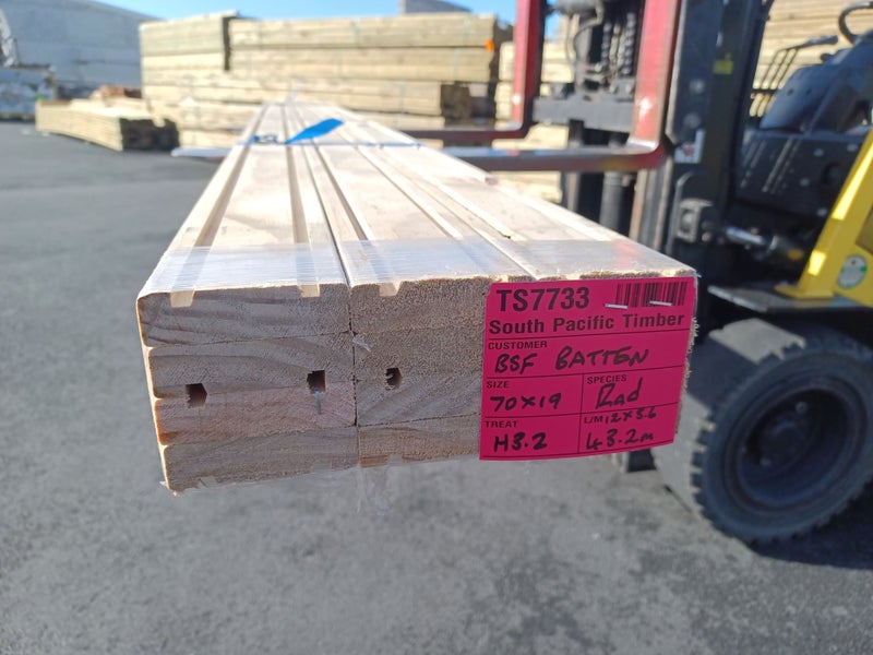 PINE GROOVED BATTENS - 70 x 19mm - H3.2 BSF - 43.2m - TS7733 Carousel 2