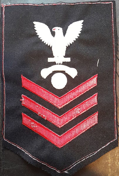 ELABORATE STRIPES PATCHES ETC PERHAPS MILITARY ? Carousel 5