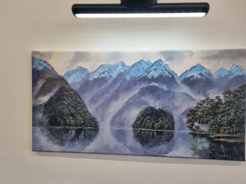 Morning Mists Fiordland - Caley Hall Fine Art Original Oil Painting Carousel 9