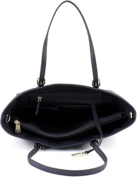TOMMY HILFIGER TOTE BAG - HONEY MEDIUM TOTE NAVY BLUE63003941702018111