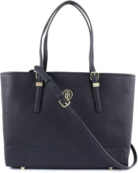 TOMMY HILFIGER TOTE BAG - HONEY MEDIUM TOTE NAVY BLUE63003941702018112