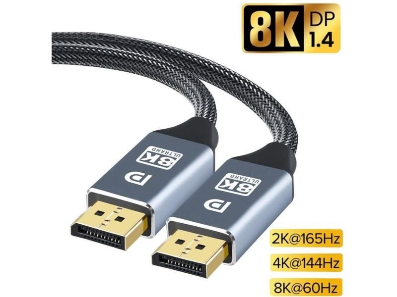 DisplayPort Cable DP 1.4 To DP Cable 8K 4K 144Hz 165Hz Display Port Adapter For Carousel 1