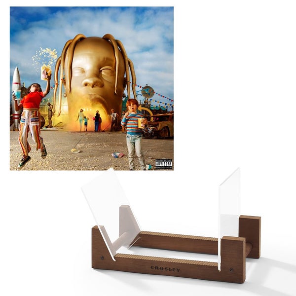 Travis Scott Astroworld Vinyl Album & Crosley Record Storage Display Stand Carousel 1
