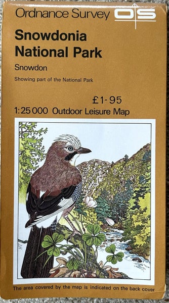 1977 Ordnance Survey Map of ‘Snowdonia National Park’ Carousel 1