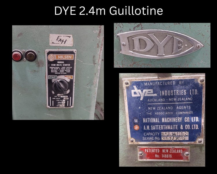 DYE 2.4m Powered Guillotine62863858935937111
