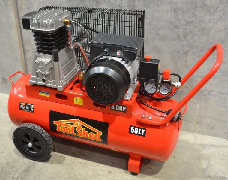 ToolShed Air Compressor Belt Drive 3HP 50 Litre TSACB1 Carousel 1