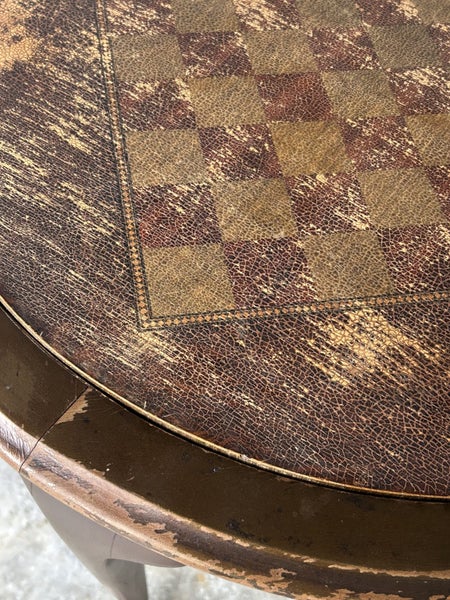 Vintage Checker Side Table62863242272001113