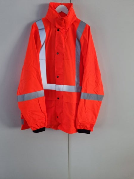 Hi vis wet Weather Jacket. Carousel 1