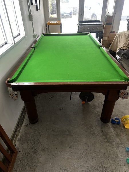 Vintage ¾ Size Snooker Table – Refelted + Full Accessories – $2000 ONO62863863176450111