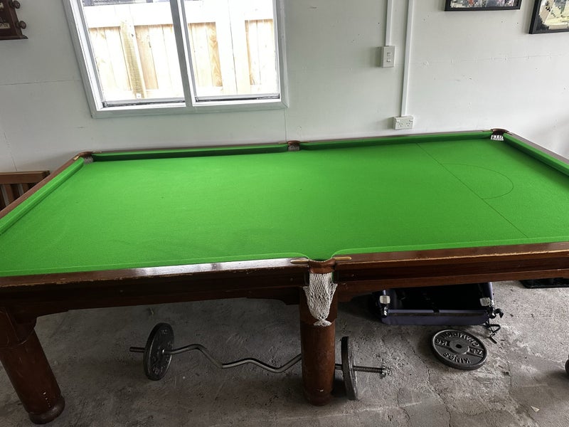 Vintage ¾ Size Snooker Table – Refelted + Full Accessories – $2000 ONO62863863176450112