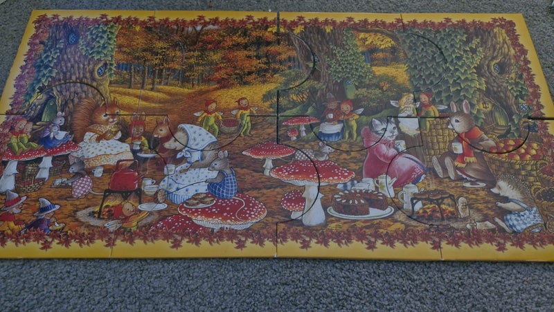 Martha B. RABBIT book & Floor puzzle by Shirley Barber Carousel 5