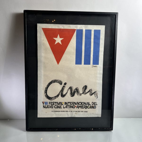 Original 1986 Screenprint by Ziraldo, VIII Festival Internacional Del Nuevo Cine Carousel 1