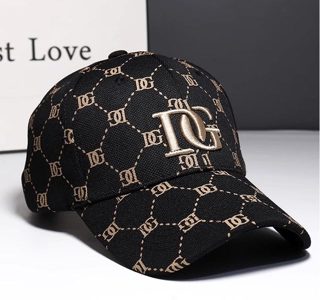 $1 R: Stylish GOLD AND Black DG Logo Baseball Cap – Adjustable Fit Carousel 1