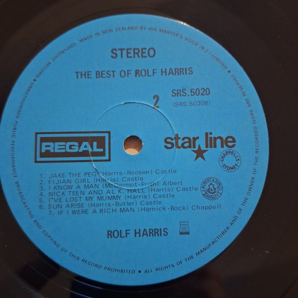 Rolf Harris – The Best Of Rolf Harris (NZ Pressing) Carousel 7