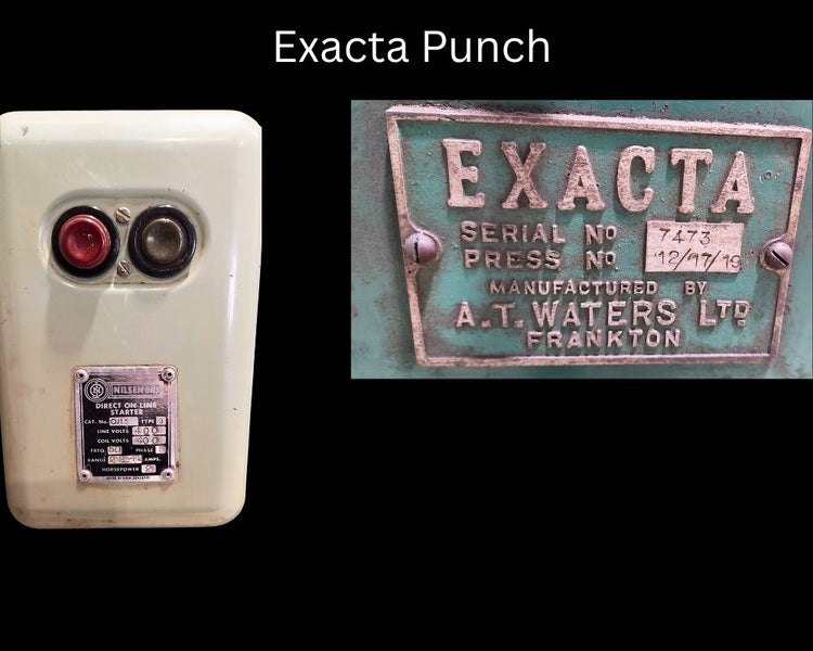 Exacta Punch Press62863243524737112