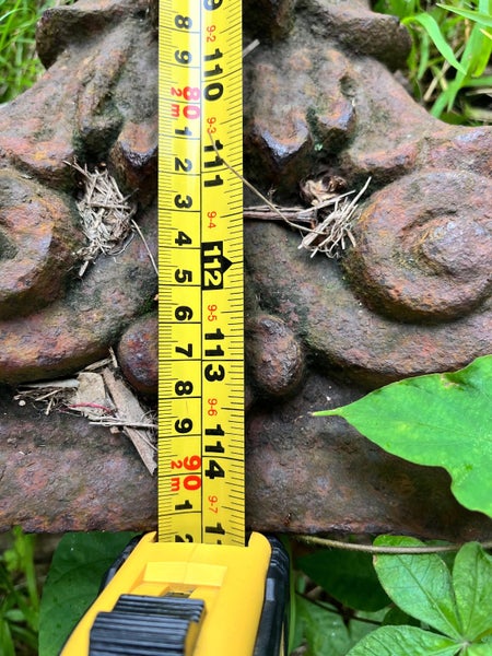 5 Antique Victorian Industrial Cast Iron lamp posts columns or stands Carousel 12