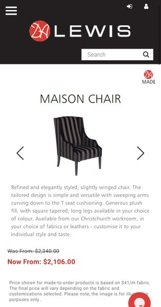D.A Lewis Maison Chair & Hamp Stool Carousel 2