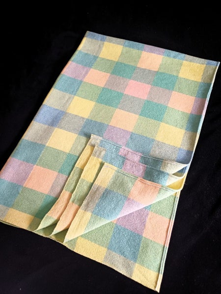 COT WOOL BLANKET 100% WOOL / Pastel tone63612133141251110