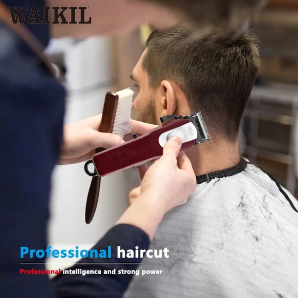 WAIKIL High-Power Hair Clipper Rechargeable Barber Trimmer Carousel 2