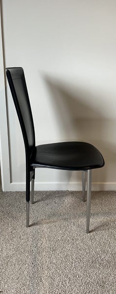 Leather and glass dining suite62863860472835112