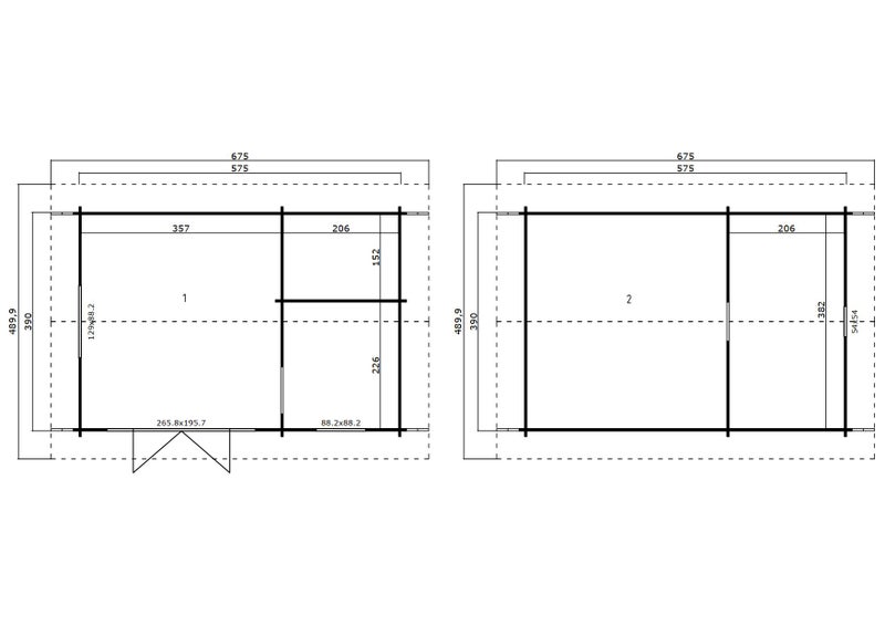 PRE ORDER SPECIAL Warm Double Glazed KITSET CABIN 5.75mx3.9m (22m2+8m2 loft)62982323780099113
