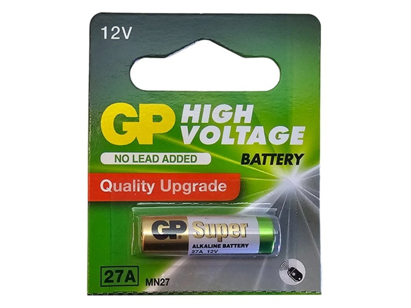 GP 27A (A27, MN27, LR27A) 12V High Voltage Alkaline batteries - 10 Pack (B5 x 2) Carousel 2