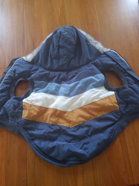 Winter Dog Coat with Fur trimmed Hood - Med/Large Carousel 1