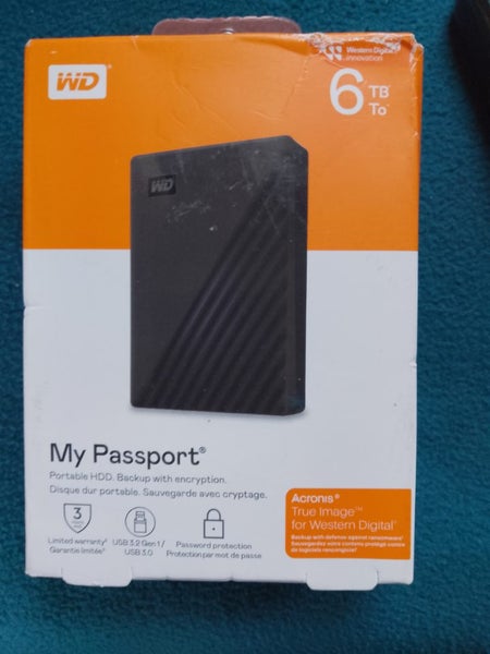 6 terabyte USB portable hard drive with encrypted password protection62863867492355112
