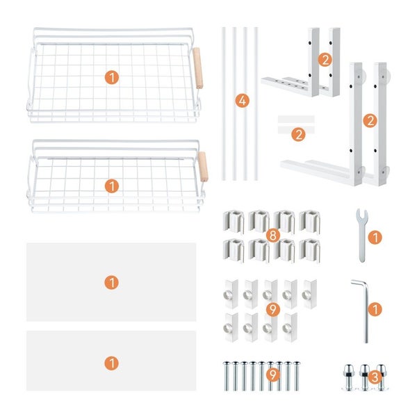 2 Tier Sink Organizer Storage Carousel 19
