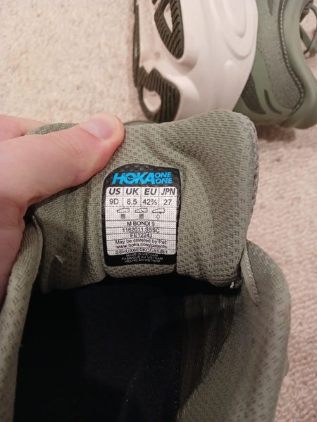 Hoka Bondi 9 Size 9d 42 2/3 Latest Edition RRP $320 Carousel 7