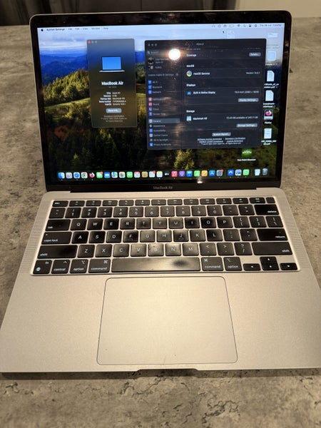 MacBook Air M1 8GB ram 256GB SSD628678517022751115