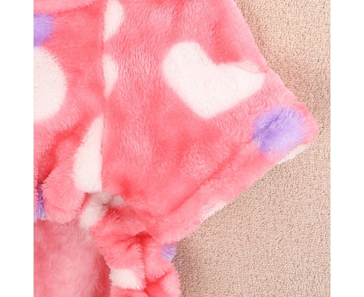 Pet's heart four leg clothes Dog's warm cotton clothes Pet's clothes Pet's co Carousel 5