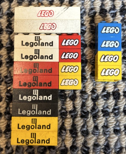 Super Rare Vintage Lego Logo Signs Carousel 1