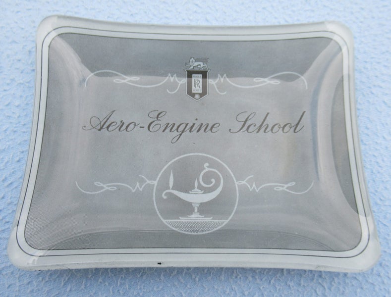 Rolls-Royce glass coin tray or possibly ashtray Carousel 2
